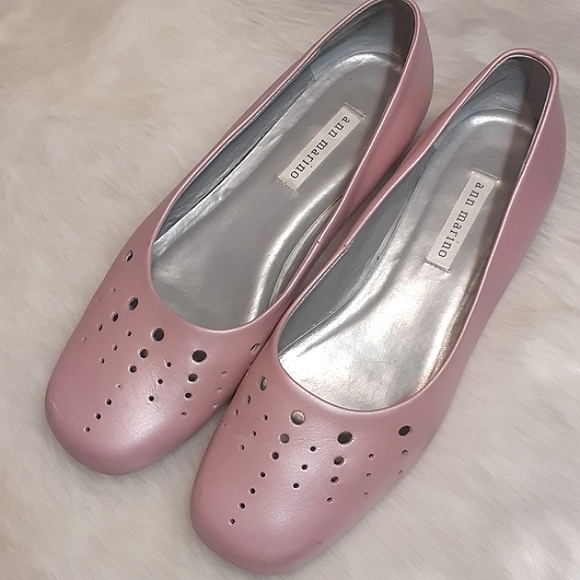 Ann Marino Shoes - *Reserved* PINK PEARLY Flats